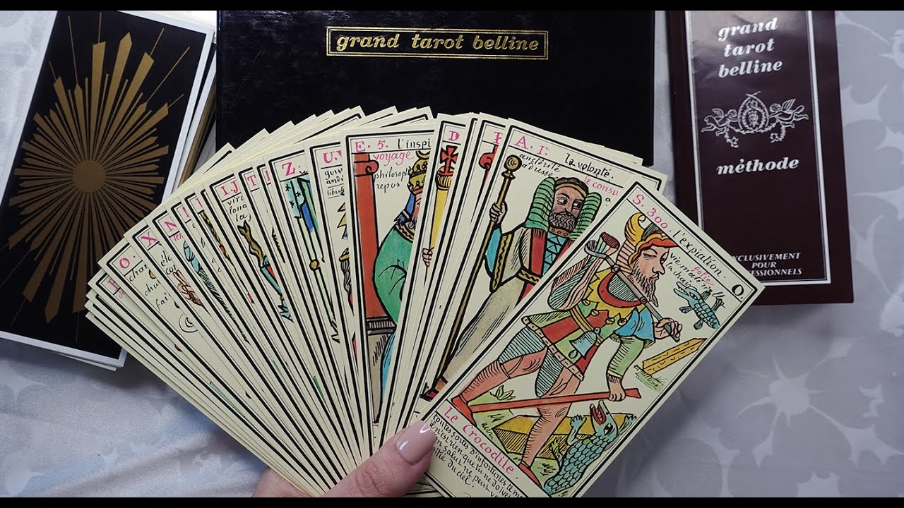 Tarot vintage - Grand Tarot Belline - Présentation des cartes