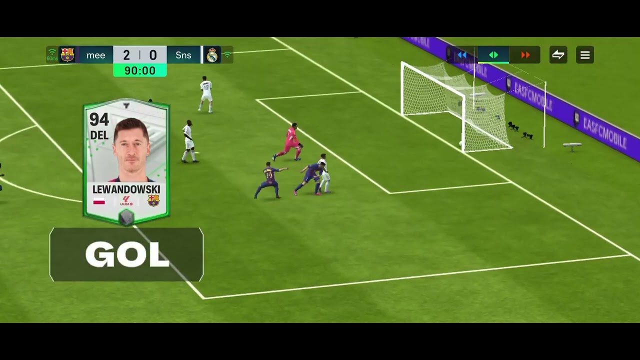 Jugando Fc Mobile 