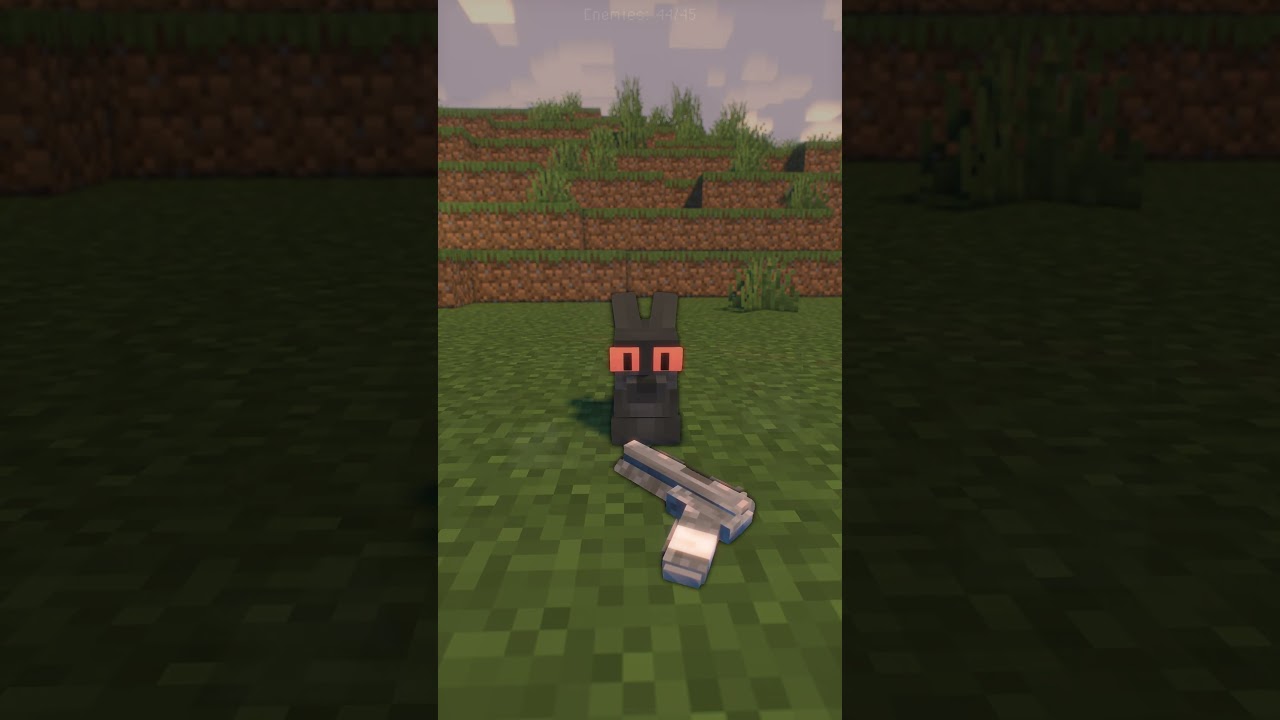 What if you'll give expie a gun? #minecraft #fyp #scavprototype  #animation