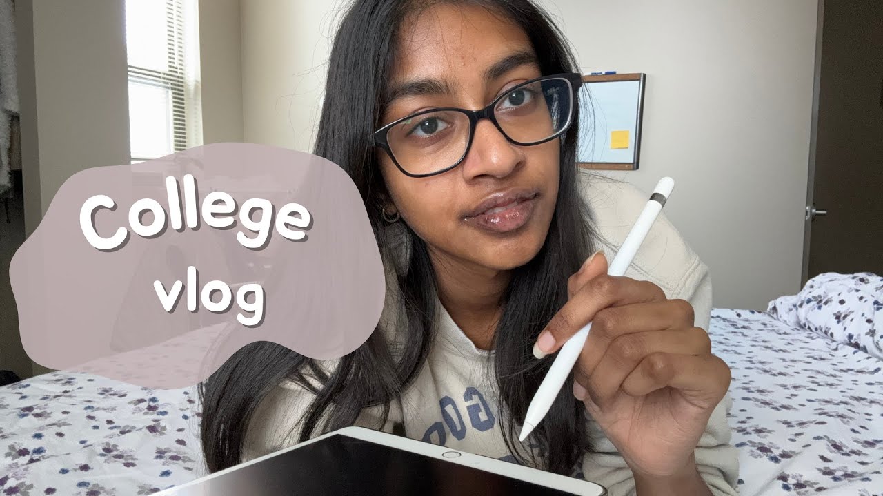 a *stressful* productive week in my life at college (projects, homework, and more) | umich vlog