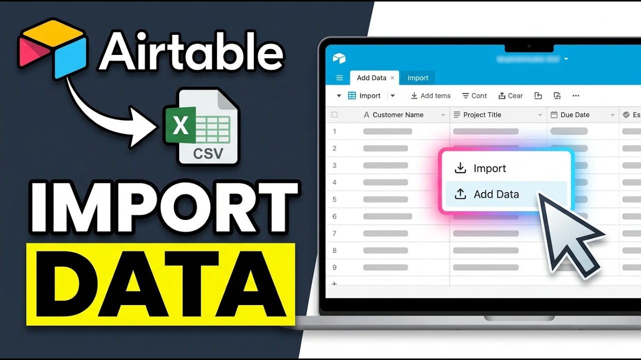 How to Import and Export Data in Airtable 2026 (Step by Step)