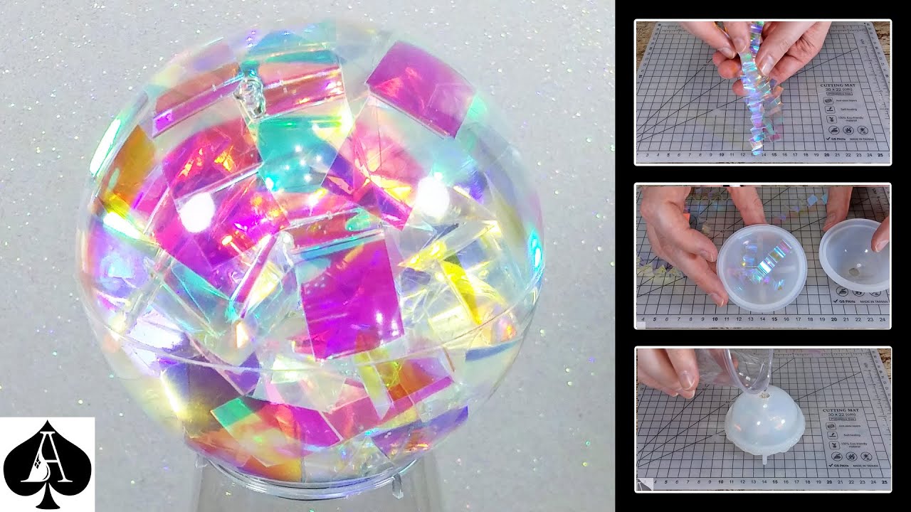 How to Make a Chroma Sphere from Epoxy Resin - much Quicker and Easier than the Chroma Cube..!