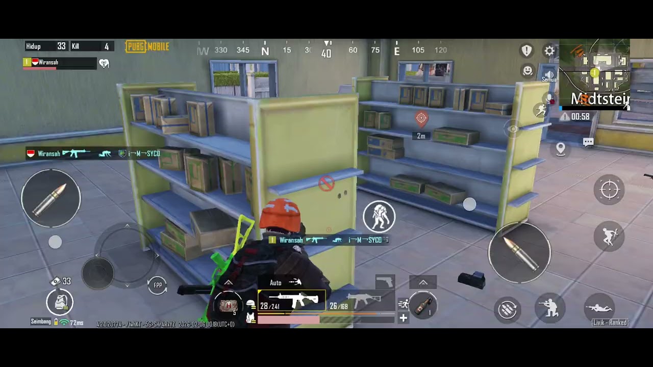 Cara maen gaem PUBG solo vs sequad di livik 