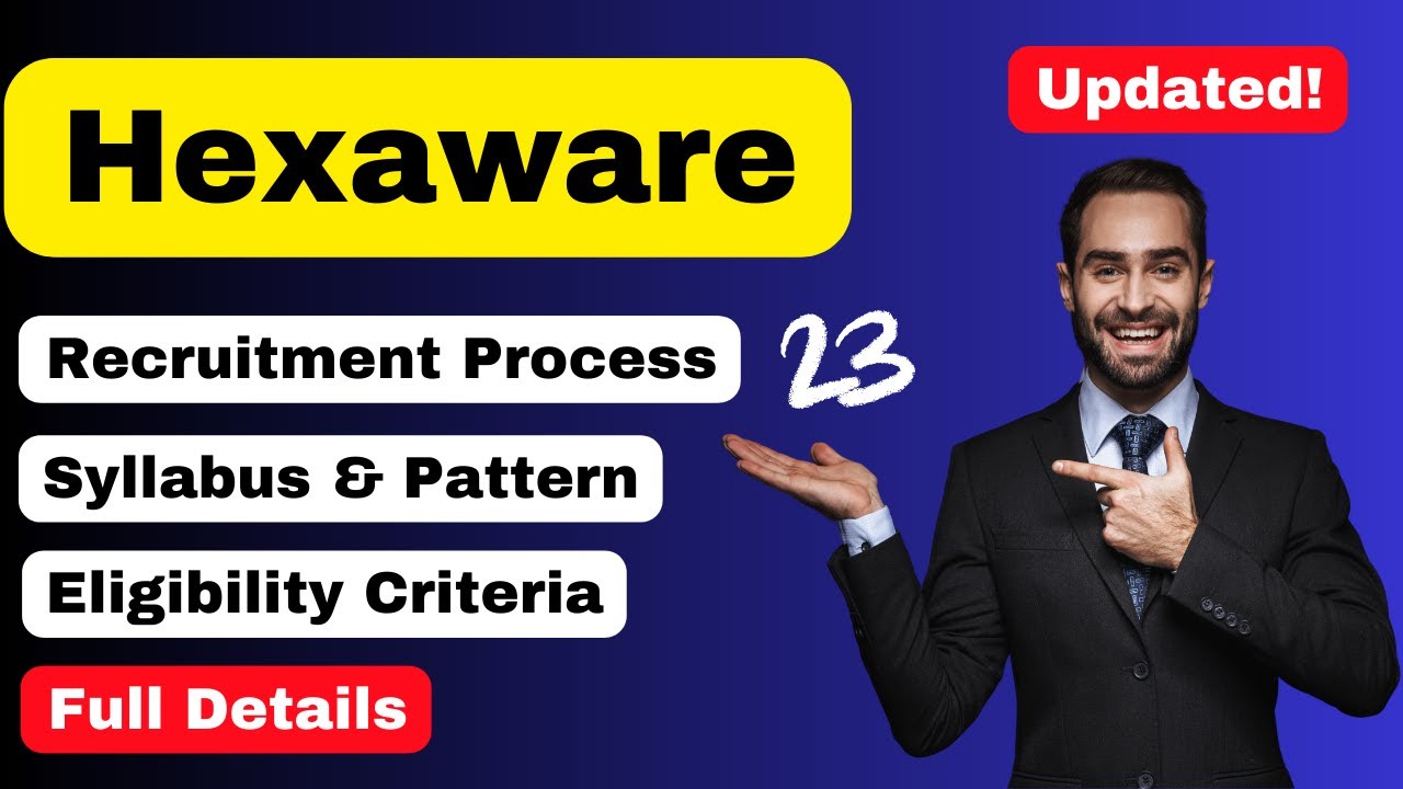 Hexaware : Recruitment Process 2023 || Syllabus & Patterns (Updated) || Rounds | Cut OFF | GET PGET