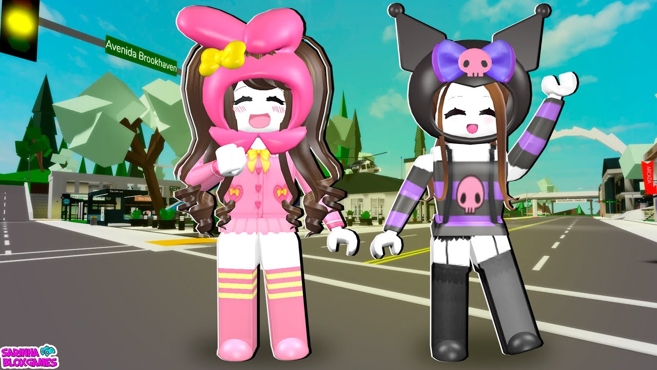 VIRAMOS A MY MELODY E KUROMI NO BROOKHAVEN!! ROBLOX