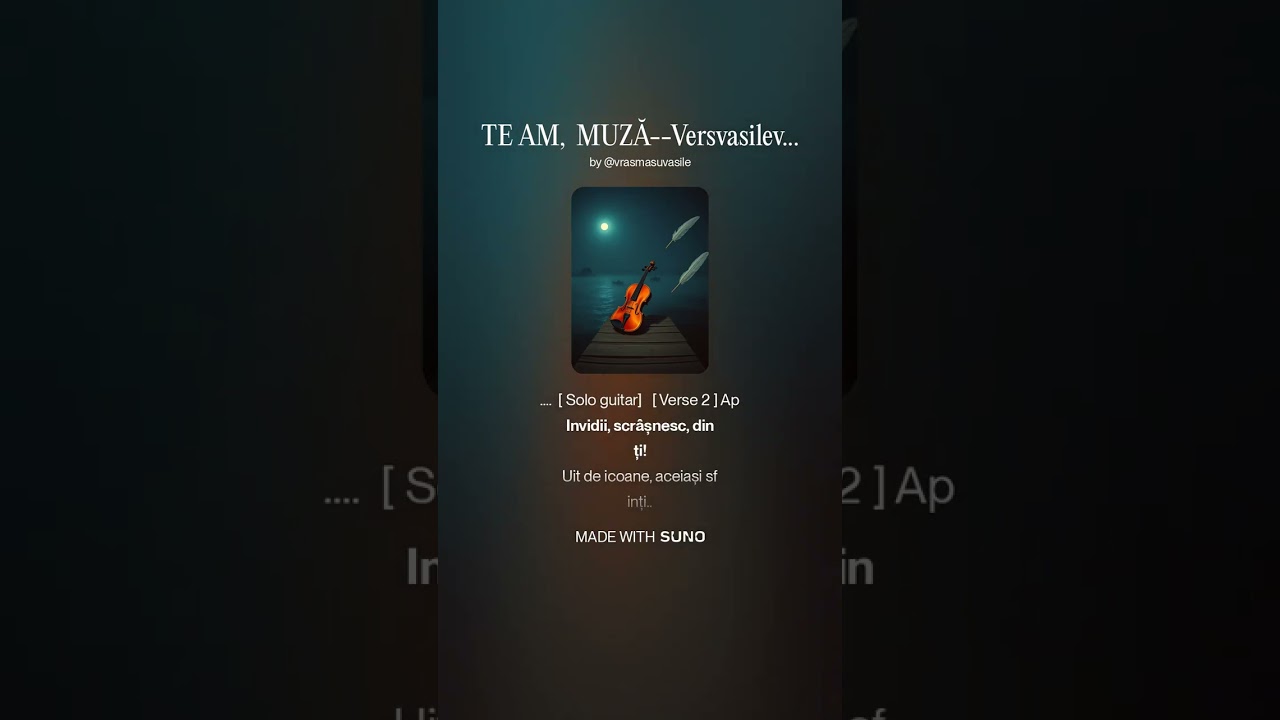 TE  AM  MUZĂ-- Versvrasmasu.V.