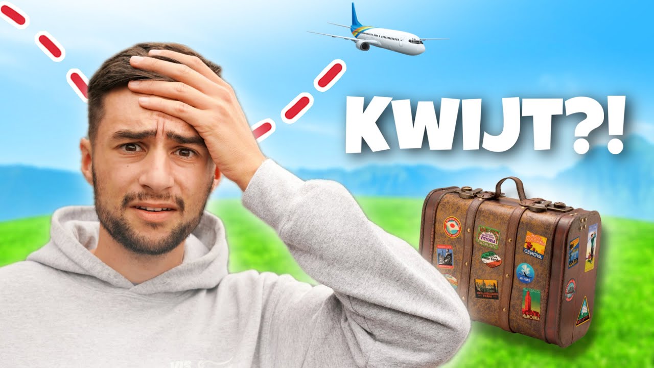 ZIJN ONZE HENGELS KWIJTGERAAKT OP HET VLIEGVELD?! - Zweden vlog