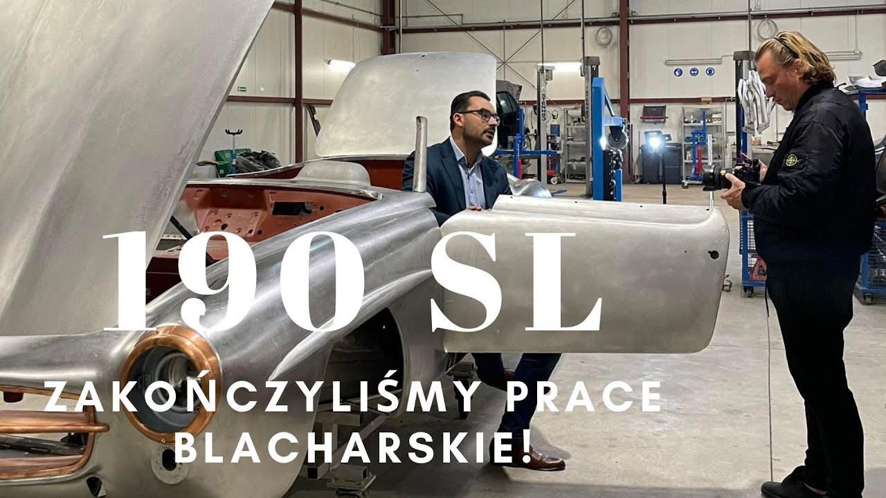 Koniec prac blacharskich | Pełna renowacja Mercedes-Benz W121 190SL