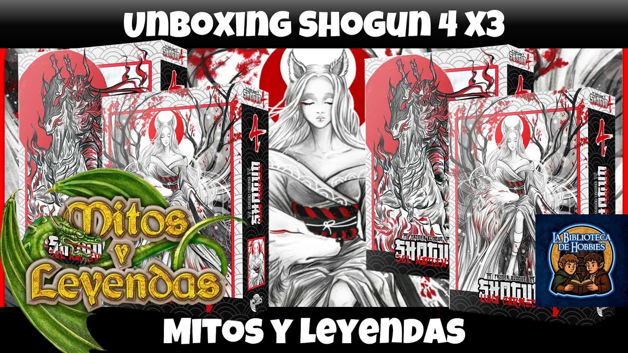 Unboxing Shogun 4 x3 Mitos y Leyendas