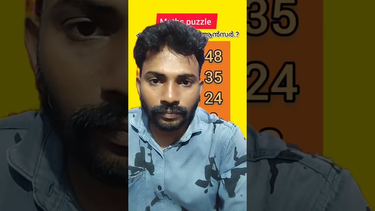 Can You Solve This Tricky Maths Puzzle? 🤯#iqtest # Maths puzzle