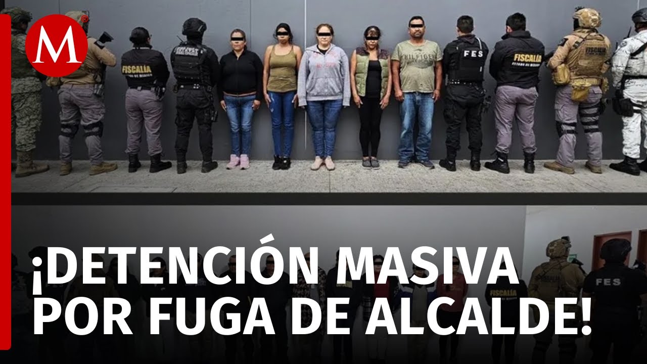 15 detenidos por ayudar en fuga del alcalde de Santo Tomás de los Plátanos, Edomex