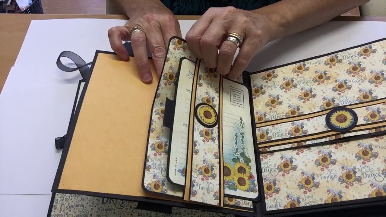 a Handmade mini album using Graphic 45 Dreamland papers