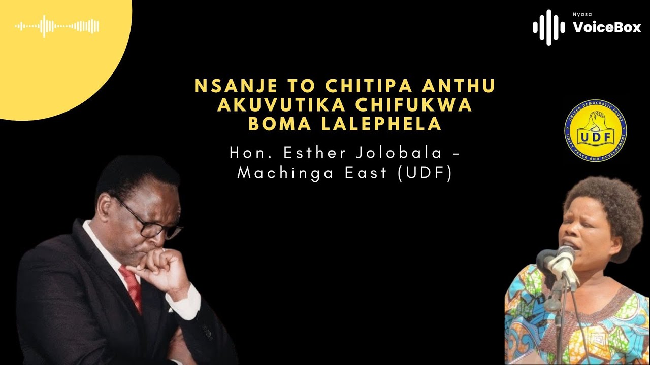 Nsanje To Chitipa Anthu Akuvutika Chifukwa Boma Lalephela - Omelekezeka Esther Jolobala (UDF)