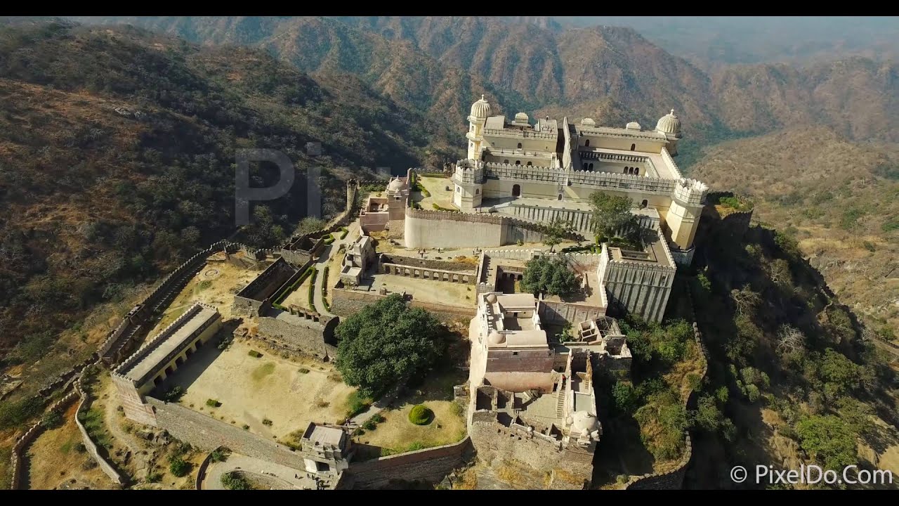 First Ever Aerial Video of Kumbhalgarh Fort - Rajasthan