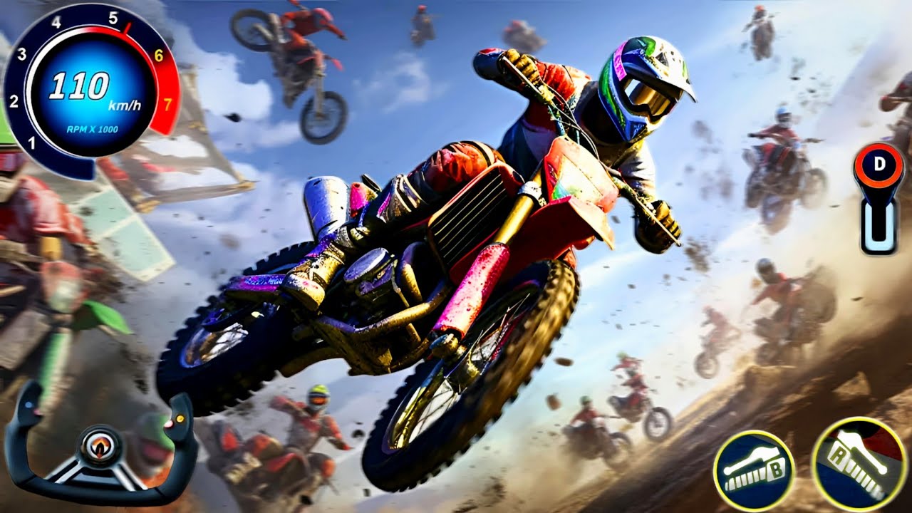Extreme Offroad Motocross Dirt Bike Racing - MX vs ATV Legends Bike Stunt 3D - PC GamePlay #36