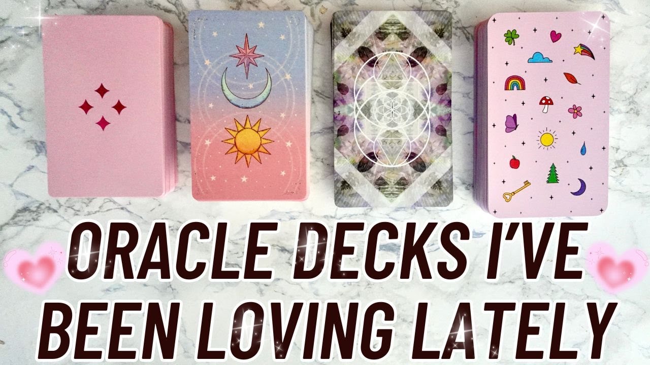 Oracle decks I've been loving lately💖Affirmation decks & Archetypes✨