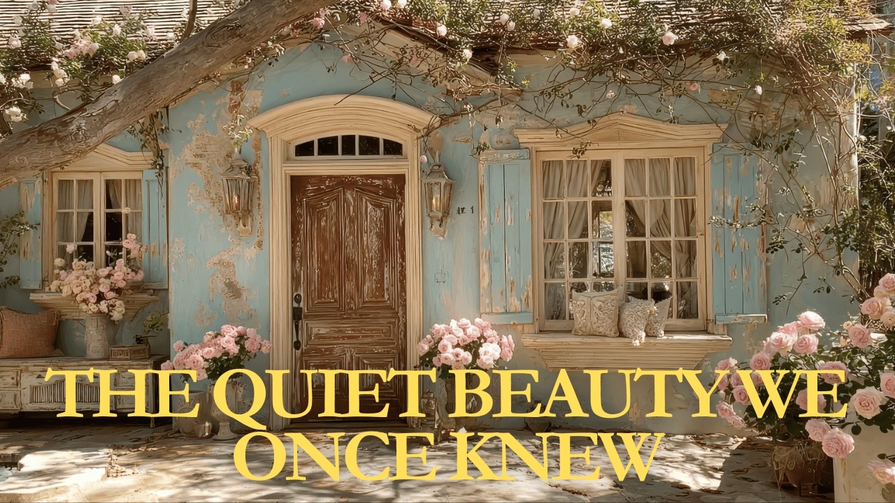Romantic Shabby Chic English Powdered Blue & Petal Pink | Early Spring in a Cottage Whispers Love