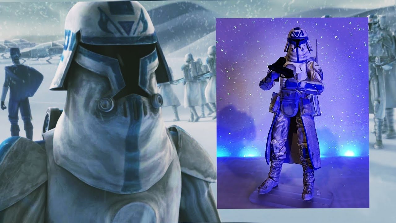 Custom Black Series Cold Weather Gear Captain Rex