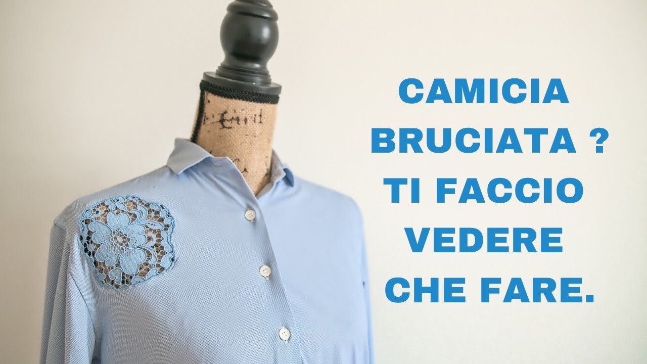 ECCO COME RIPARARE UNA CAMICIA BRUCIATA CON IL FERRO DA STIRO