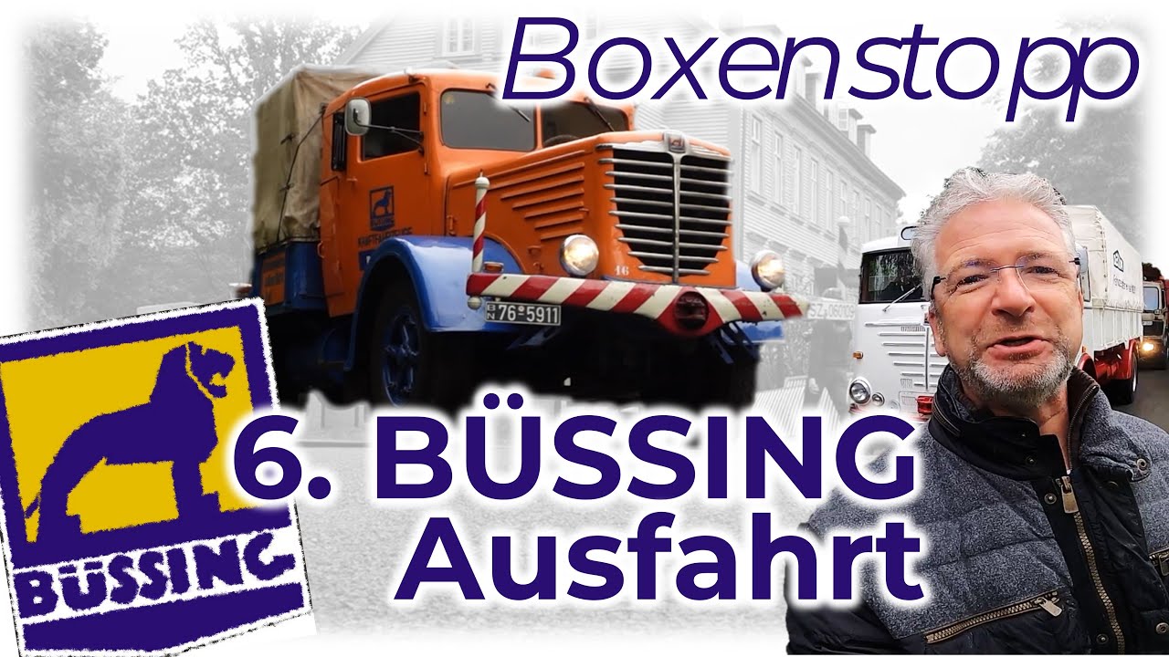 Zwischenstopp 6. BÜSSING Elm-Ausfahrt historischer Nutzfahrzeuge in Bad Helmstedt 🚚 3. Oktober 2024