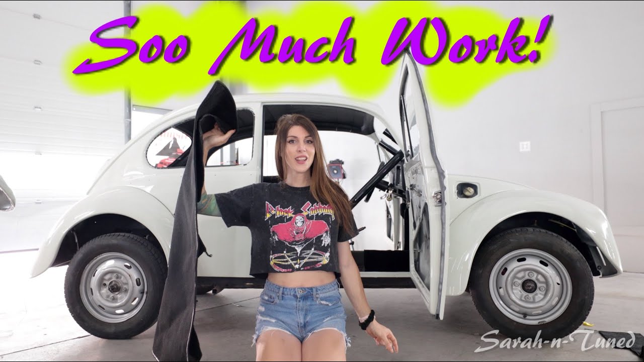 Ковер под стать шторам // Проект VW Beetle Type 11 1969 года