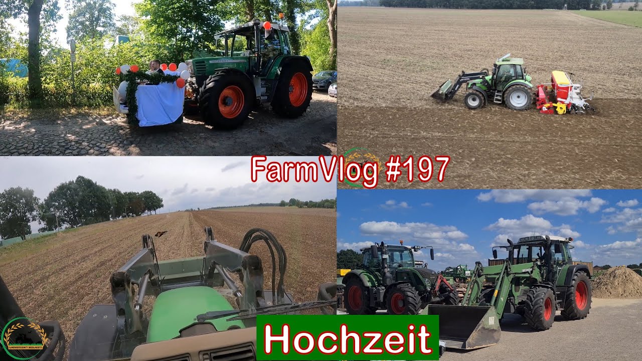 Farmvlog #197: Hochzeit bei @cuxlandagrarvideos  | zu besuch bei @roepershof | Zwischenfrucht s&auml;en