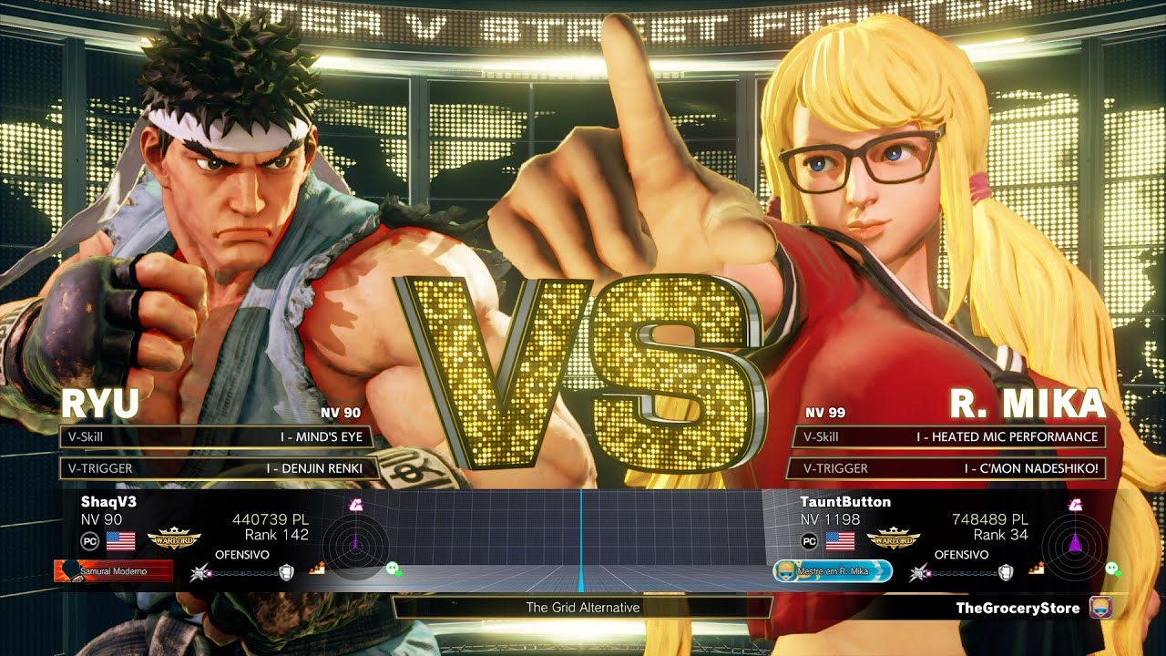 SFV Champion Edition 🔥 ShaqV3 (RYU) Vs TauntButton (R. MIKA) 🔥 Online Match's 05-15-2023