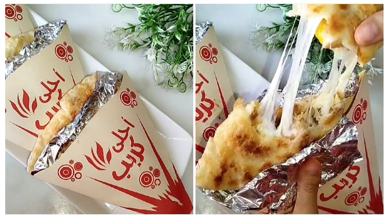 كريب خالى من الجلوتين بحشو استربس الدجاج