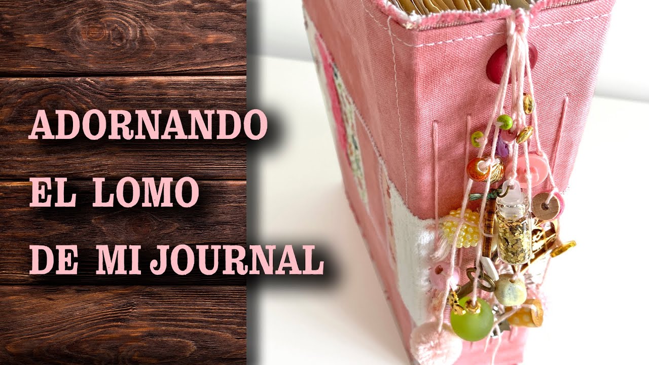 🌸 Un adorno precioso y muy fácil para el lomo de tus journals