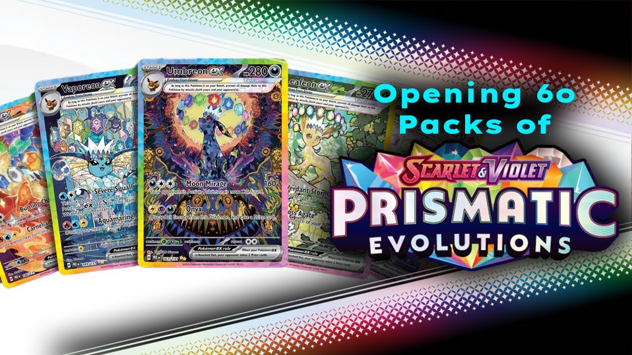 Opening 50 Prismatic Evolution's Pokémon Packs