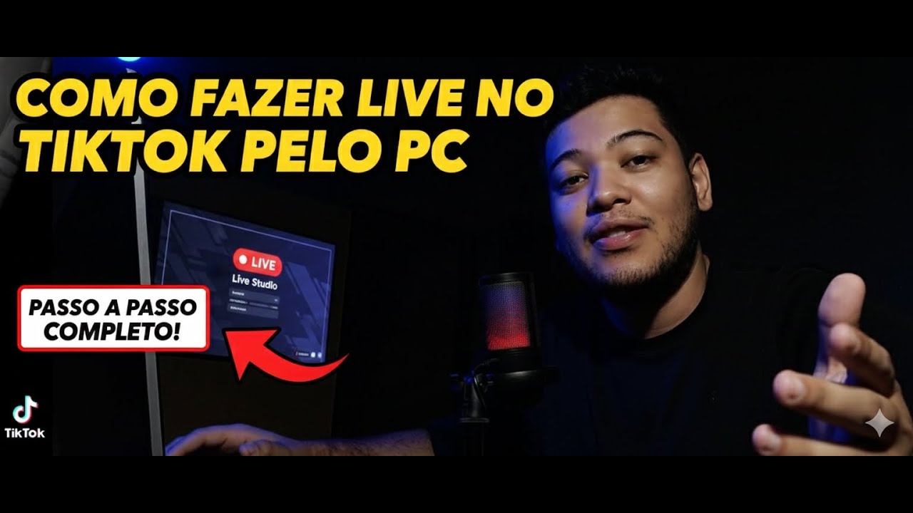 Como Fazer LIVE no Tiktok Shop com o PC (computador ou notebook)