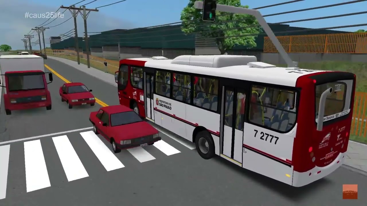 Omsi 2 | Mapa Jardim Ângela - Linha 6817-10 | Caio Apache Vip I. #omsi2 #gameplay
