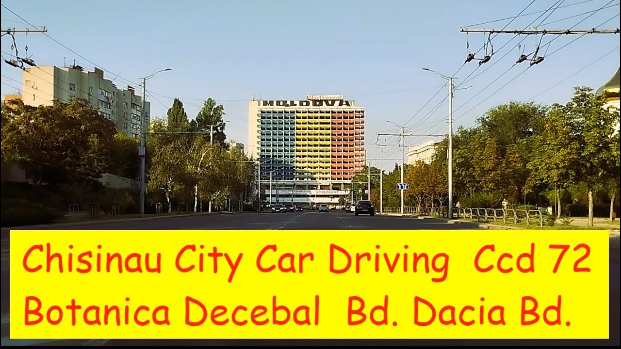 Chisinau City Car Driving Moldova Ccd 72- Botanica Decebal  Bd. Trandafirilor Str . Dacia Bd.