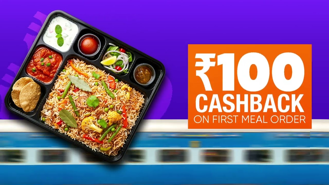 Order Delicious Train Meals & Enjoy ₹100 Cashback | RailRestro Offer | Train Food App