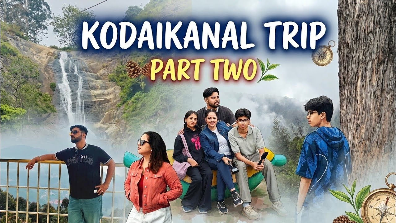 Kodaikanal Trip PART 2 ⚡ | Family Travel Vlog |  #evroadtrip #evcar #kodaikanal #fyp #summervacation