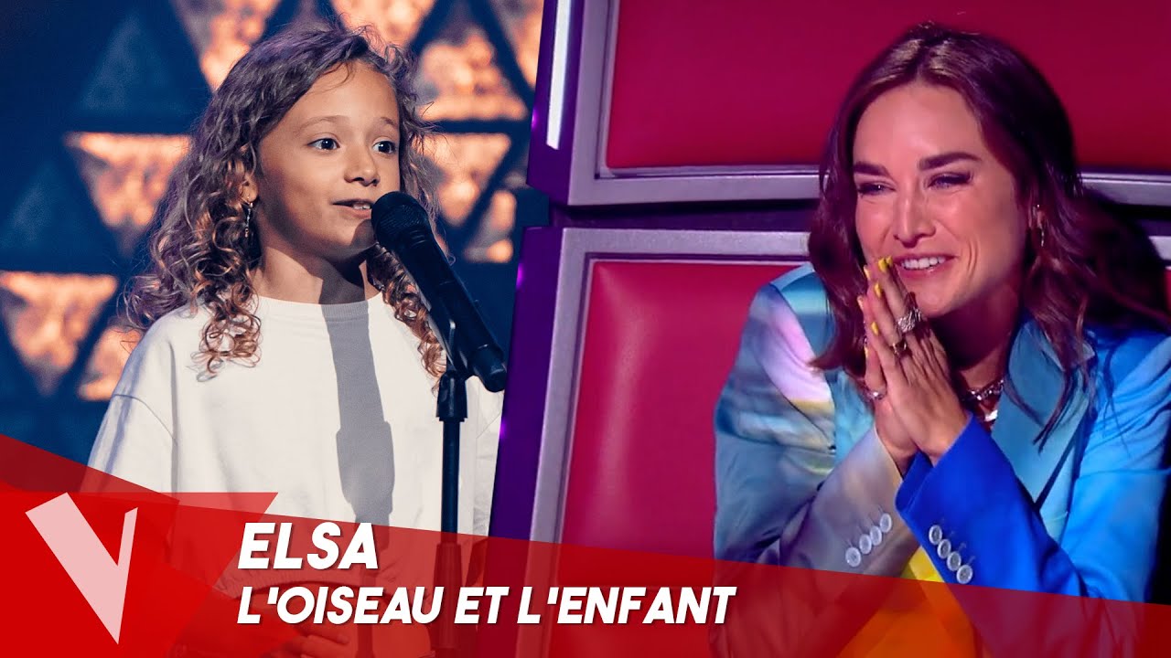 Marie Myriam – 'L'oiseau et l'enfant' ● Elsa | Blinds | The Voice Kids Saison 2