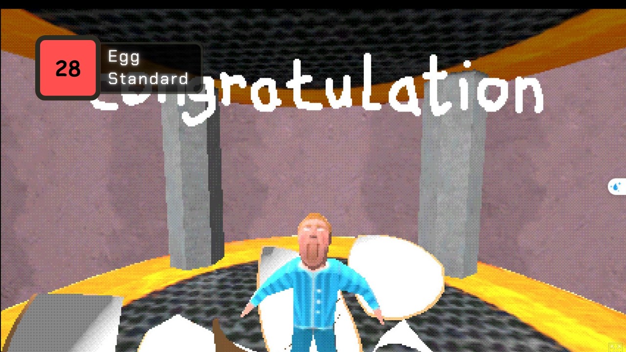 Cleared an interesting level, Egg by Terry Cavanagh