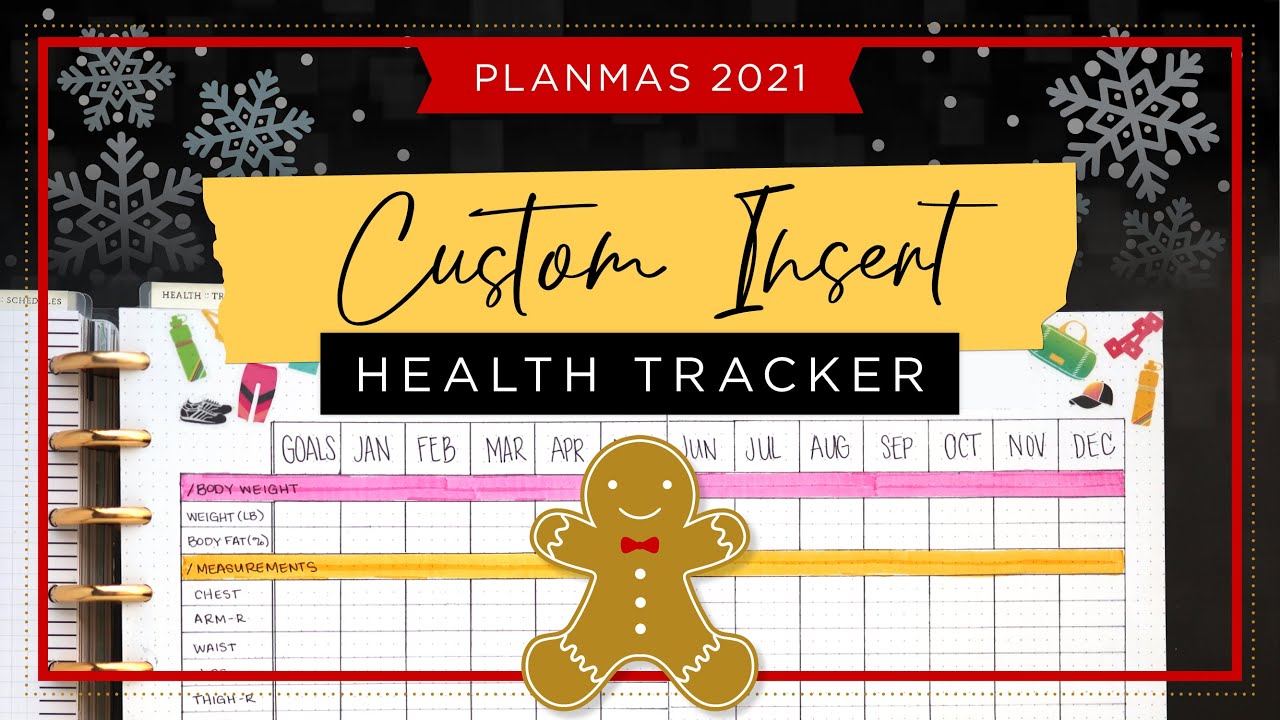 Let's Make A Health Tracker! Creating A Custom DIY Fold-Out Insert :: Classic Happy Planner 2022