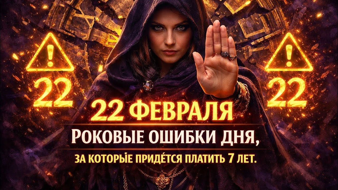 22 Февраля - Роковые ошибки дня, за которые придётся платить 7 лет.
