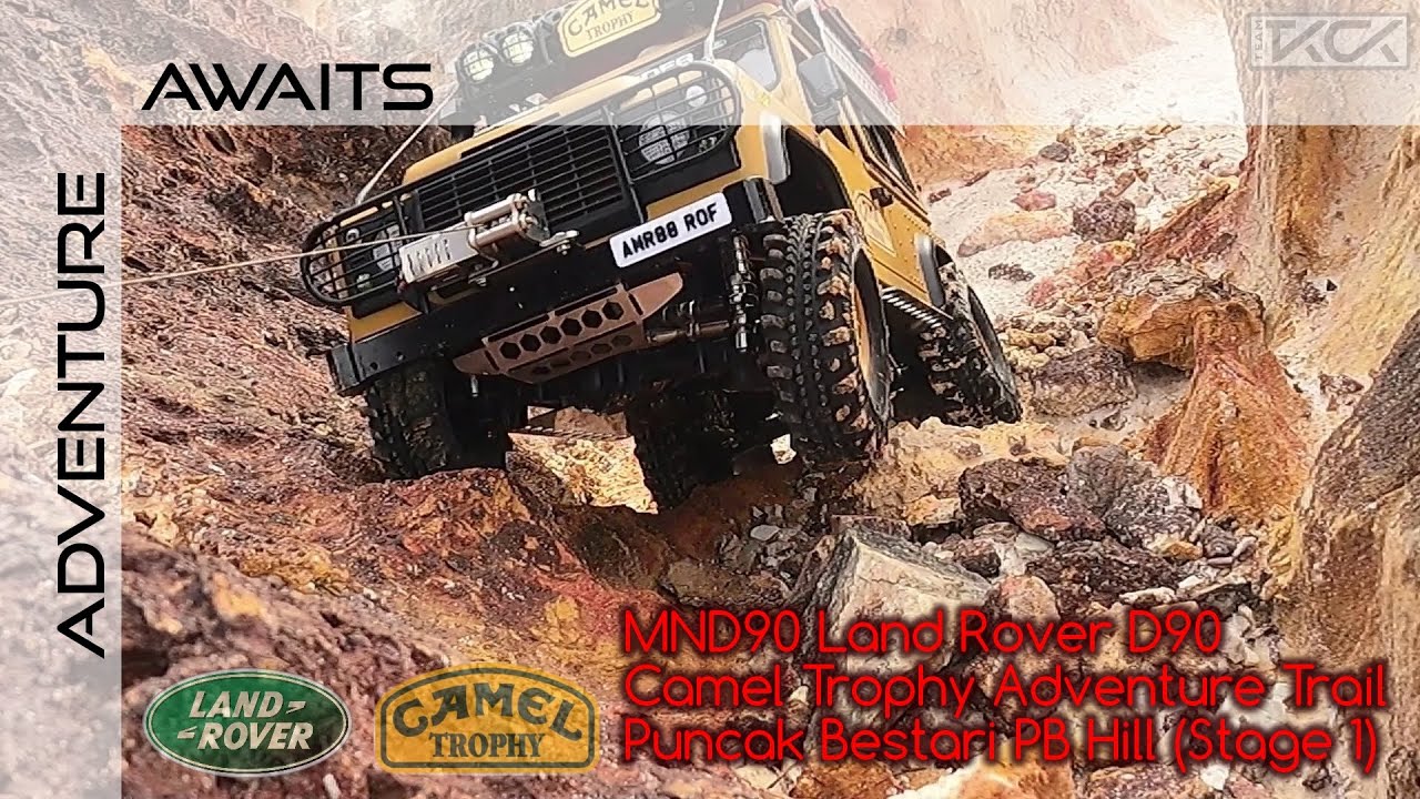 RC 1/12 Scale | MND90 Land Rover Defender D90 Camel Trophy | PB Hill (Stage 1) | 05102021