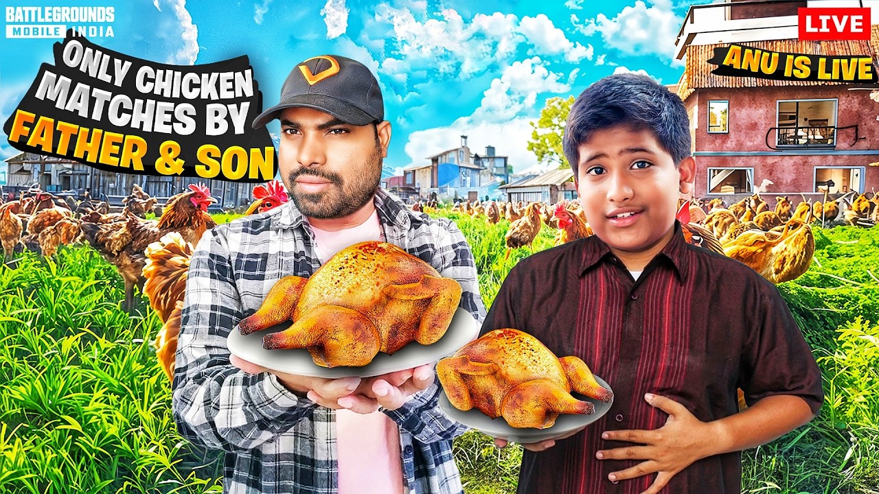 🔴BGMI LIVE TLUGU🔥 SON & FATHER DUO vs SQAED #shortslive #pubglive #bgmilive #shortsfeed #anuislive