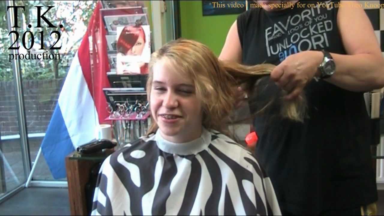 WITH HAIRDRESSERS LOVE! Lisa's make-over video for hairdressers by Theo Knoop.