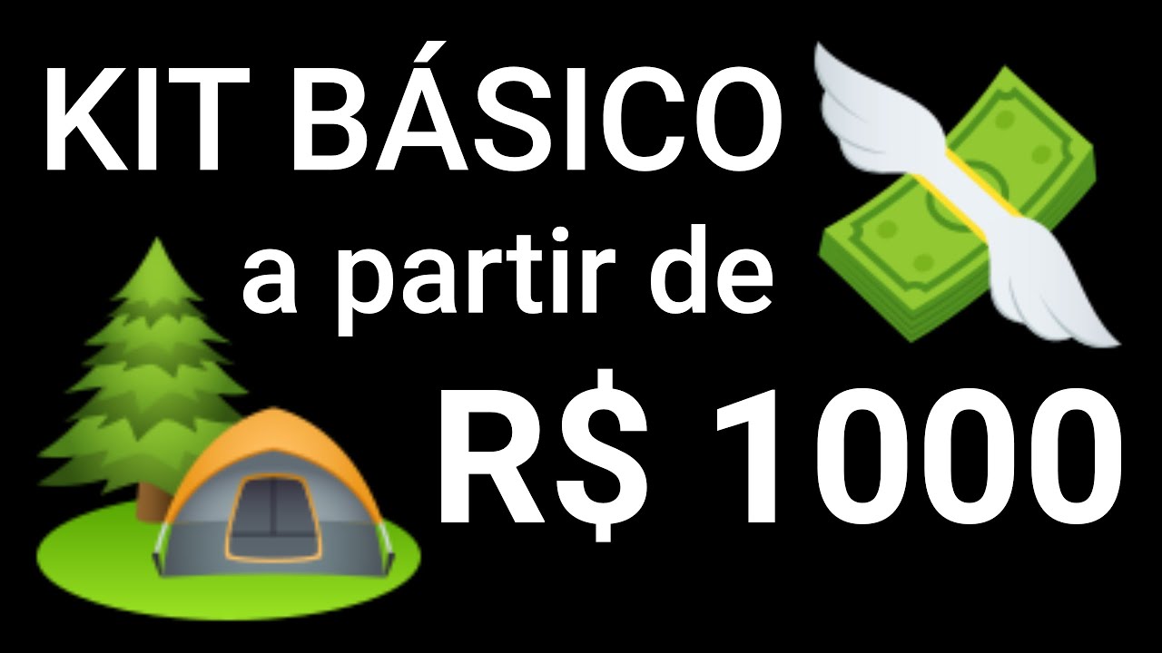 Kit básico de trekking a partir de R$ 1000 (mochila, barraca, etc) EDIÇÃO 2021