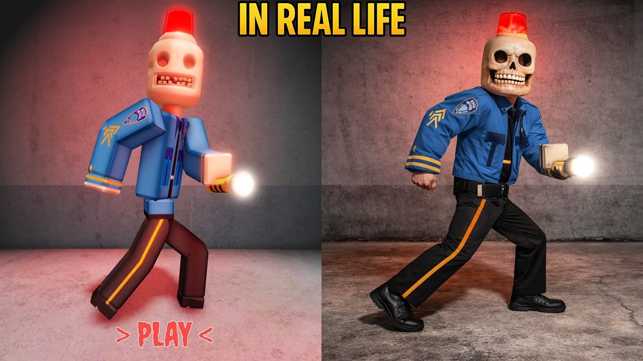 PRIGIONE DEL SIREN COP NELLA VITA REALE OBBY SPAVENTOSO - Nuovo aggiornamento Roblox Tutti i capi