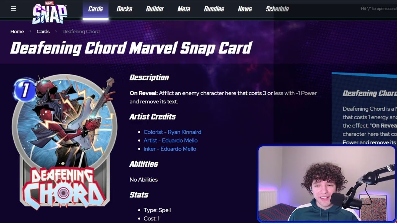 Nouvelle Carte : Deafening Chord - Analyse & Theorycraft !
