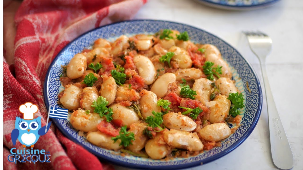 GIGANTES PLAKI - Haricots géants et fondants en sauce tomate  - Cuisine à la grecque