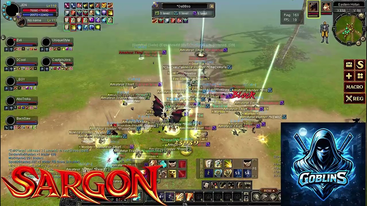 Sargon CAP 110 EU /CH  Fight Thievs and hunter cravan
