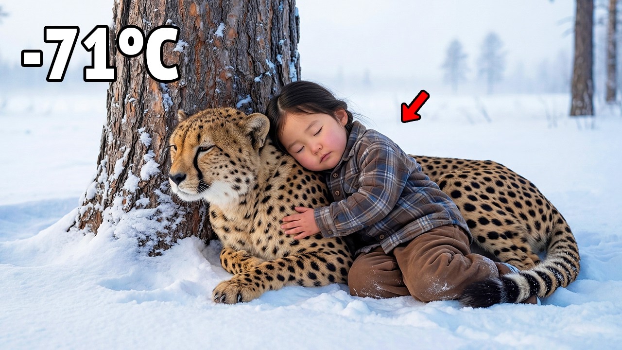 At &minus;71&deg;C, a Lost Little Girl Was Alone&hellip; Then a Wild Cheetah Protected Her Like Its Own Cub