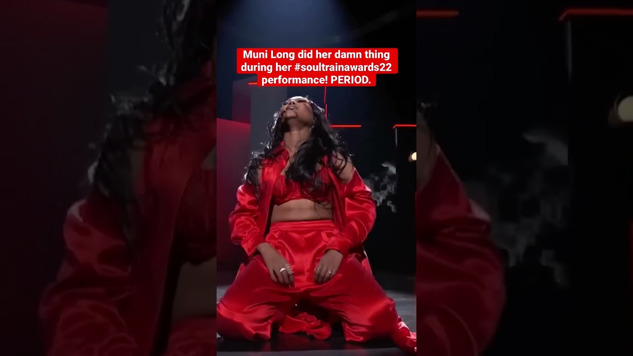 Muni sang the house down at BET Soul Train Awards 2022 🎵