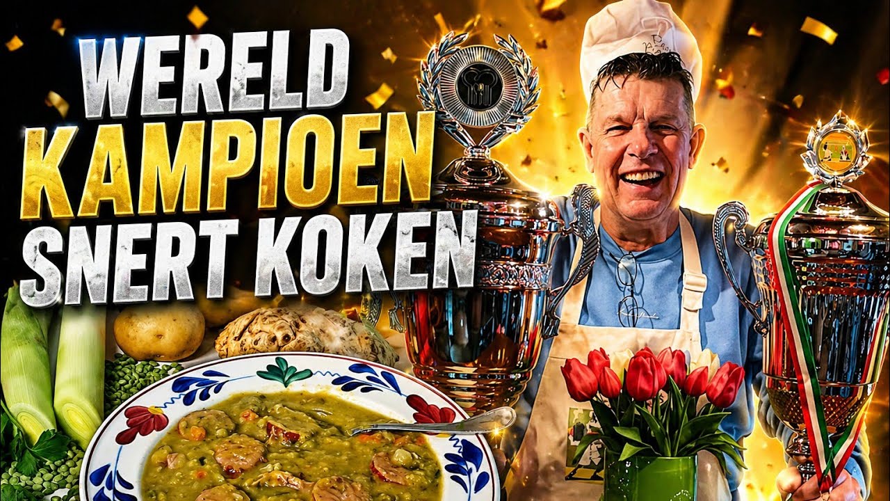 Wereldkampioen Snert koken komt uit Garderen